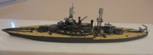 Big George Cost had this nice 1:700 battleship - the start of his 1:700 resin addiction