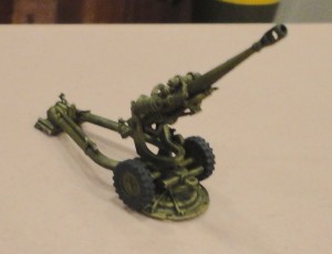 Terry Kirkpatrick's cool tiy artillery piece - photos of the little ship did not survive.
