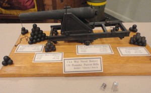Ed Brut's crazy SCRATCHBUILT Civil War Parrot gun that does not want a cracker.